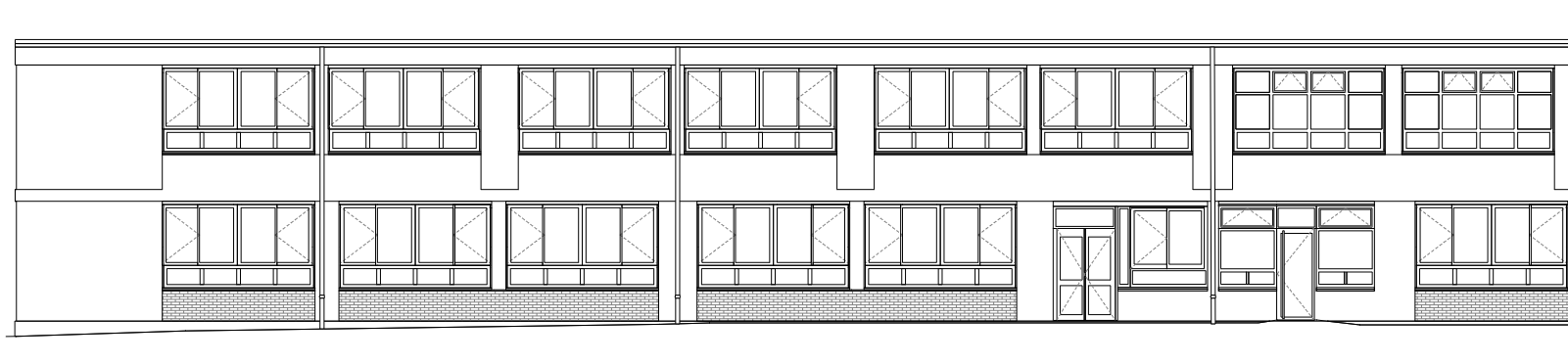 Plan facade 2 ecole maternelle Cachin