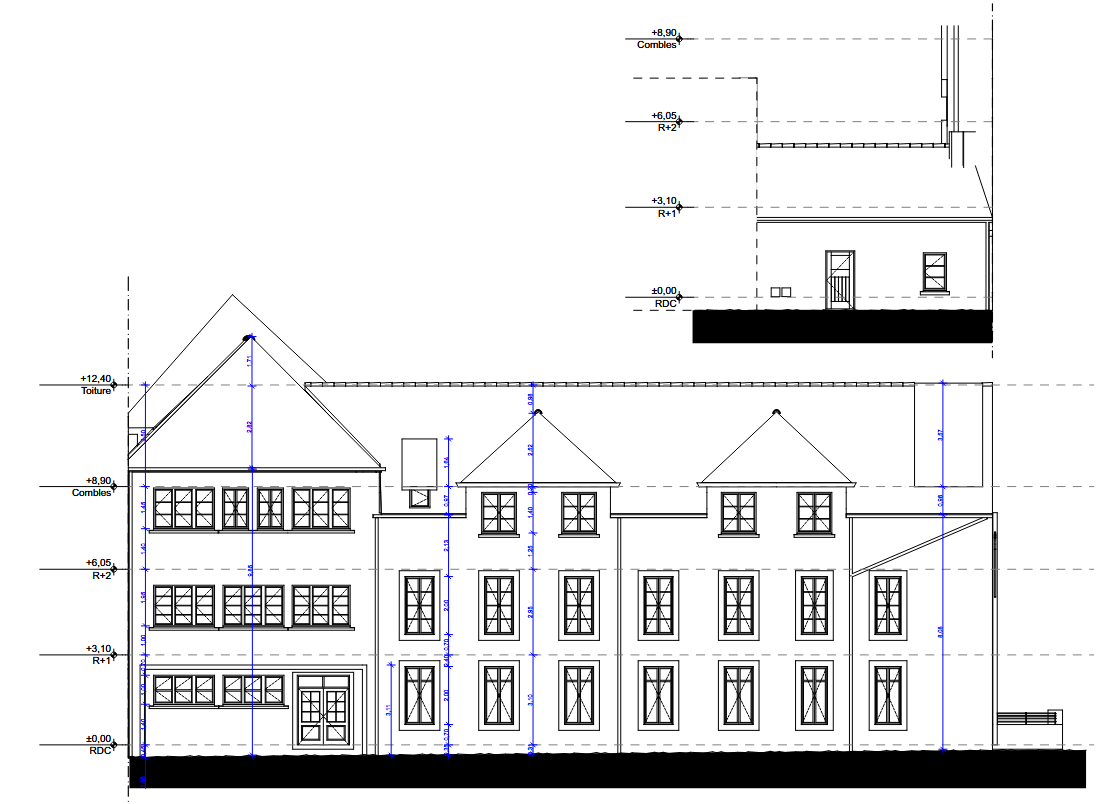 Plans 2D niveaux ecole St Joseph