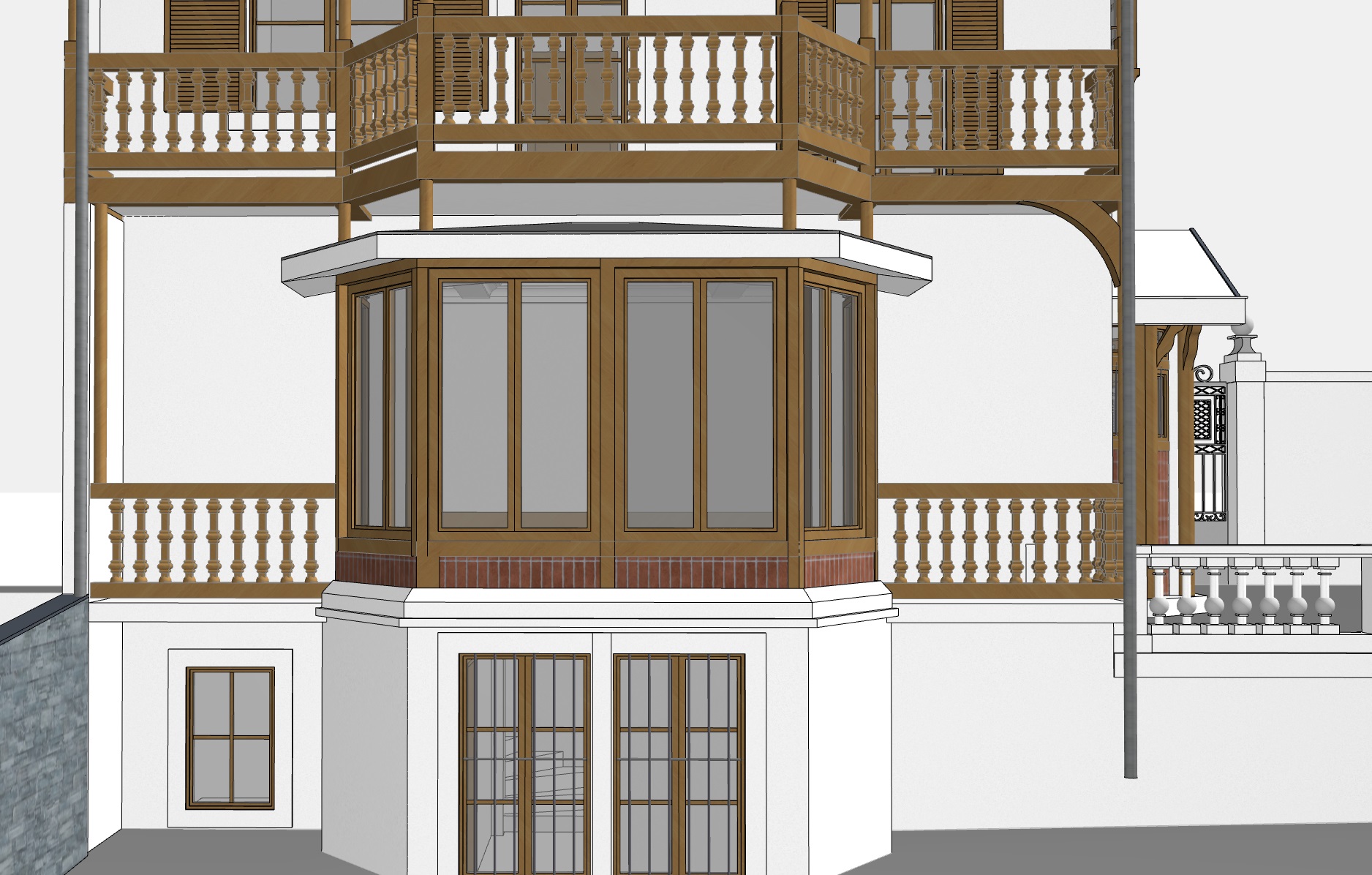 Facades Maison Bayard