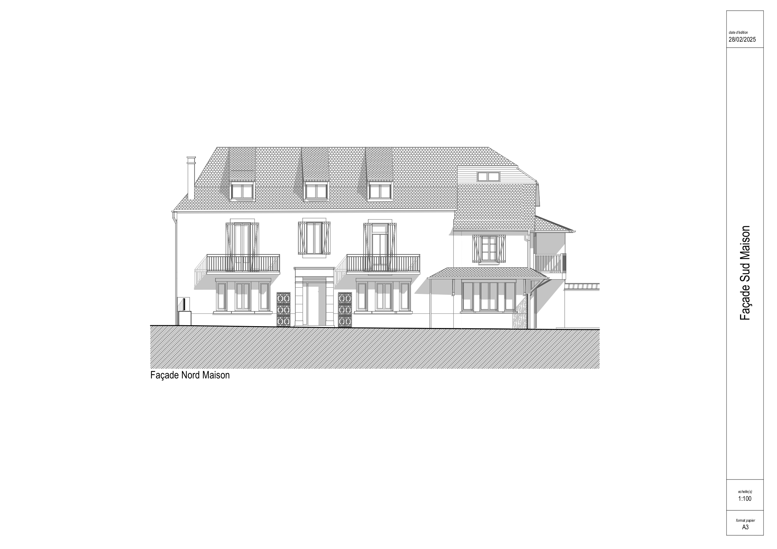 Plans 2D niveaux Maison l'Estibette